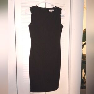 Elegant Black Sleeveless Dress Calvin Klein